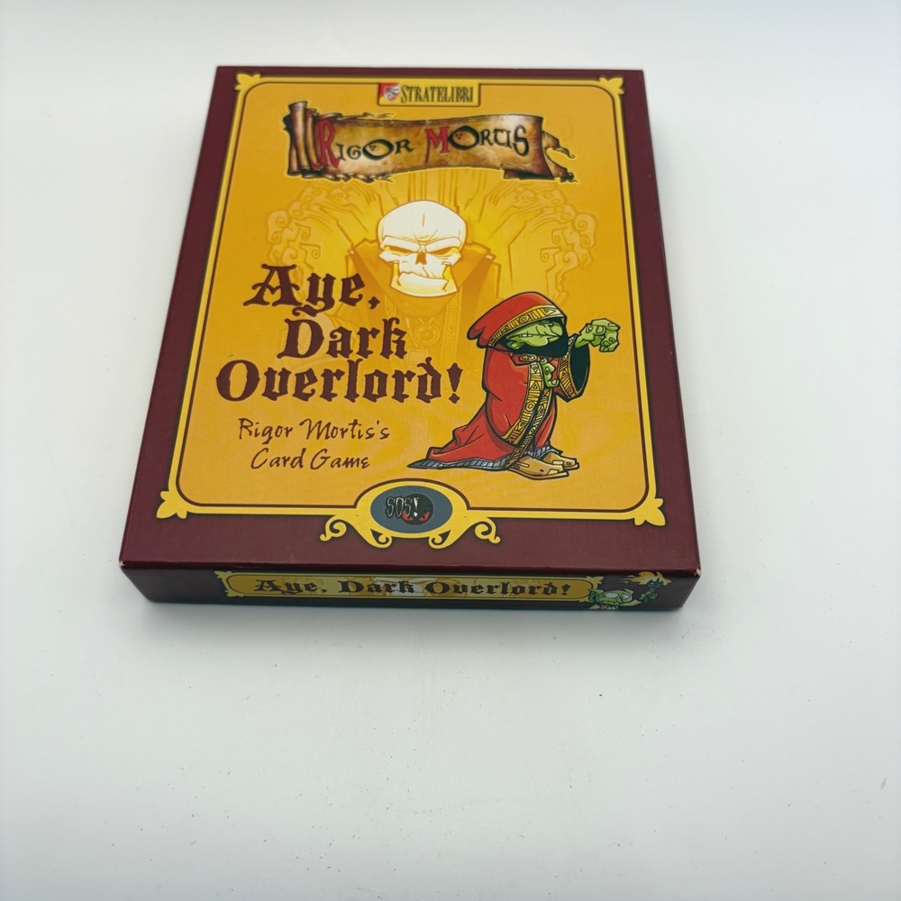 Aye Dark Overlord‎ Rigor Mortis Card Game Stratelibri Fantasy Party Game 2005